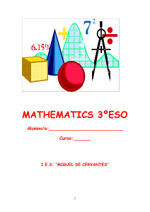 mathematics 3ºeso - IES Miguel de Cervantes