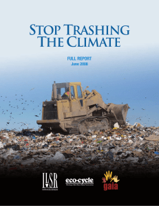 Stop Trashing the Climate