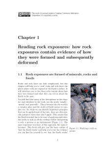 Chapter 1 Reading rock exposures: how rock exposures contain