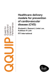 Healthcare delivery models for prevention of cardiovascular disease