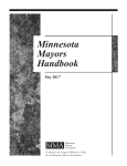 Minnesota Mayors Handbook - League of Minnesota Cities