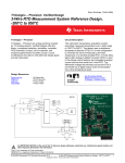 3-Wire RTD Measurement System Reference Design,