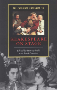 The Cambridge Companion to Shakespeare on Stage Fichier
