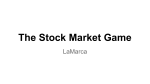 The Stock Market Game