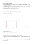 3.4 The Normal Distribution