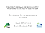 Forestry and the circular economy in Croatia