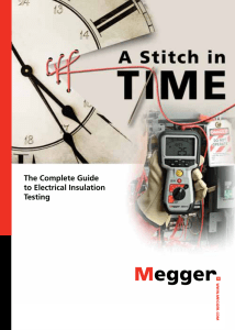 The Complete Guide to Electrical Insulation Testing
