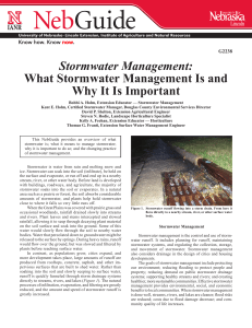 What Stormwater Management Is and Why It Is Important