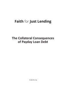 The Collateral Consequences of Payday Loan Debt