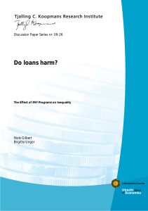 Do loans harm?