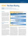 REMS:The New Reality - inVentiv Health Consulting