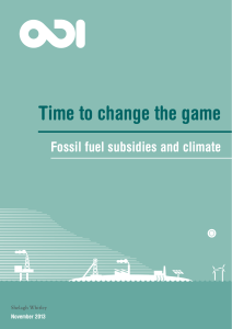 Fossil fuel subsidies and climate