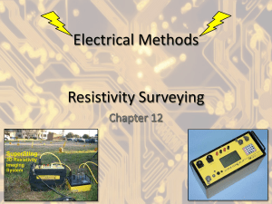 Resistivity Surveying Electrical Methods