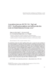 Association between IGF1R / i16 / TaqI and IGF1 / SnaBI