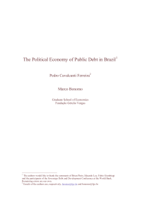 The Political Economy of Public Debt in Brazil