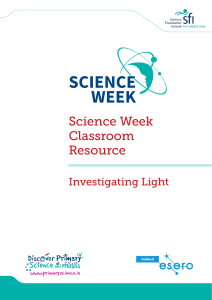 Investigating Light - Discover Primary Science