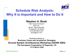 Schedule Risk Analysis