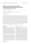 Patterns in the horizontal structure of litter invertebrate communities