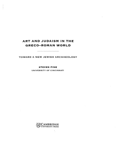 art and judaism in the greco-roman world