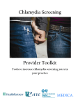 Chlamydia Screening Provider Toolkit