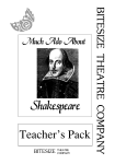 Teacher`s Pack - Bitesize Theatre