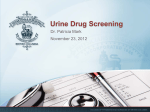 Urine Drug Screening - College of Physicians and Surgeons of
