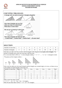 COUNTING TRIANGLES SOLUTION - Aiming High Teacher Network