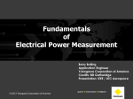 Fundamentals of Electrical Power Measurement