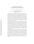 Evolutionary algorithm for metabolic pathways synthesis - FICH-UNL