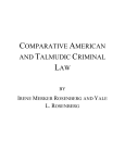 comparative american and talmudic criminal law