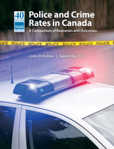 Police and Crime Rates in Canada