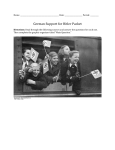 German Support for Hitler Packet