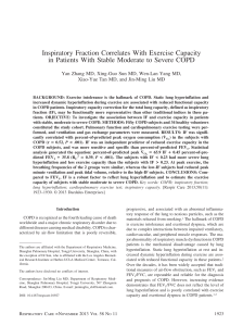 Inspiratory Fraction Correlates With Exercise