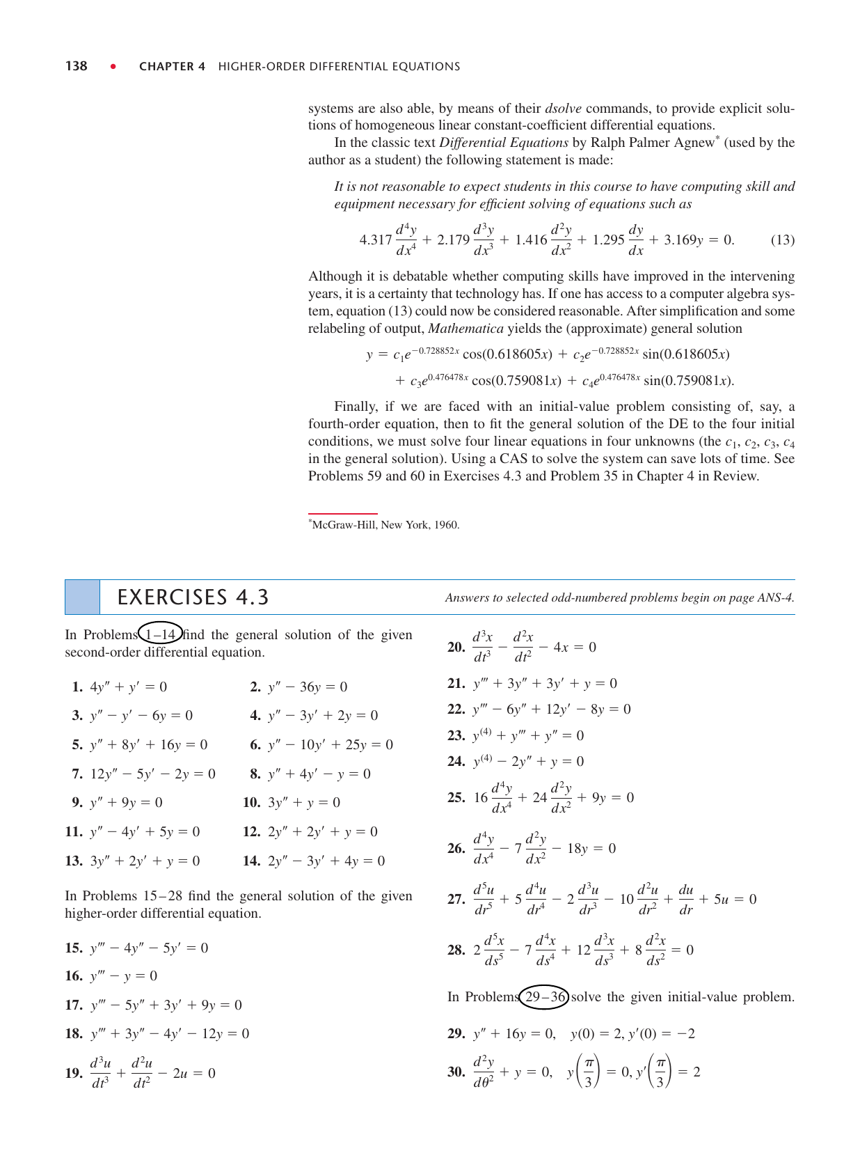 Exercises 4 3 Mtm