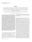 REVIEW Computational Toxicology—A State of