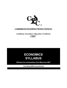 economics syllabus