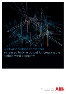 ABB wind turbine converters Increased turbine output