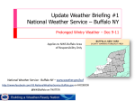 Update Weather Briefing #1 National Weather Service