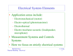 Electrical System Elements