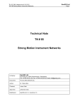 Technical Note TN # 85 Strong Motion Instrument Networks