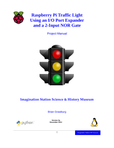 Raspberry Pi Traffic Light Using an I/O Port Expander