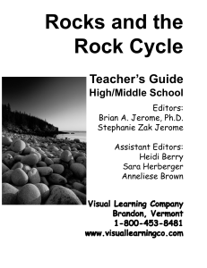 Rocks and the Rock Cycle Guide