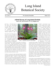 Winter - Long Island Botanical Society