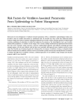 Risk Factors for Ventilator-Associated Pneumonia: From