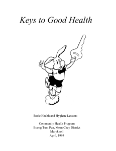 Keys to Good Health