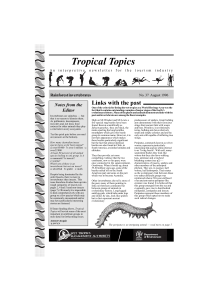 Invertebrates - Wet Tropics Management Authority