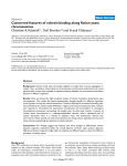 Conserved features of cohesin binding along