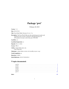 Package `pwt`