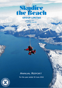 annual report - Skydive Australia