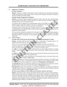 some basic concepts of chemistry